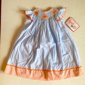 3t smock crab dress